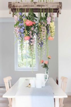 Bloemen maar dan ondersteboven!